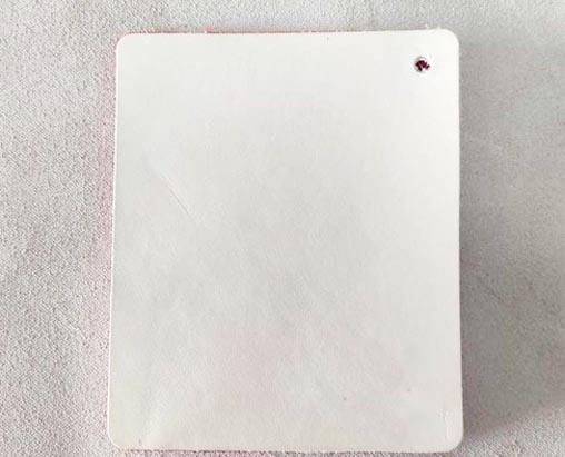 SECO001 Eco-friendly cowhide leather white