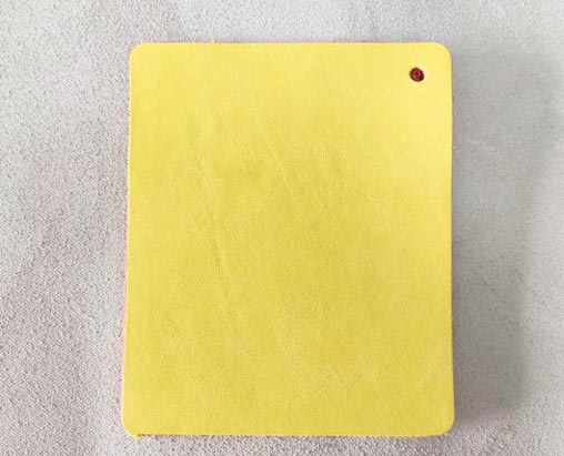 SECO004 Eco-friendly cowhide leather Yellow