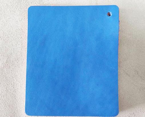 SECO005 Eco-friendly cowhide leather blue