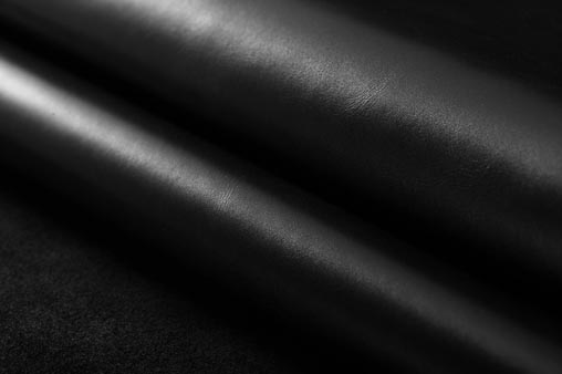 SVT002 Vegetable tanned leather black