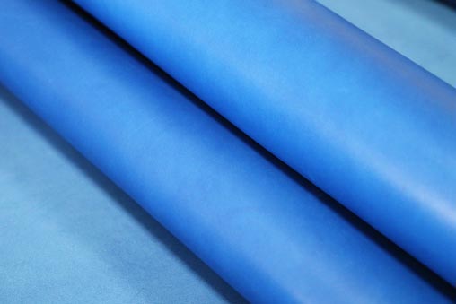 SVT004 Vegetable tanned leather blue